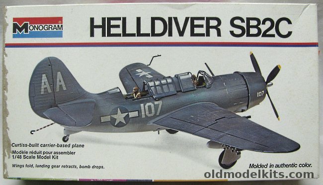 Monogram 1/48 SB2C Helldiver 'Beast' - Dive Bomber, 6831 plastic model kit